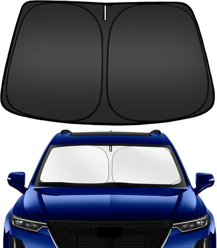 Miniatura 13 de ARISMOTOR - Parasol plegable para parabrisas para Honda Civic 11.ª generación 2022-2025 2026, protector de visera de sol personalizado para ventana