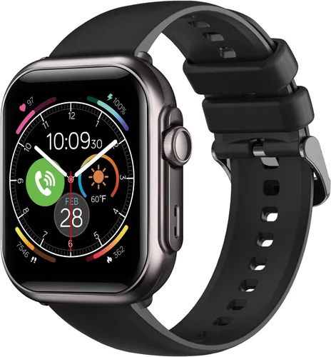 Reloj inteligente para hombre y mujer: reloj inteligente de 1.85" con 30 días+1000 mAh de duración de batería, hacer/recibir llamadas, monitor de