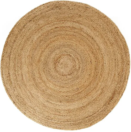 Miniatura 3 de Alfombra de algodón de yute, hecha a mano, tradicional, tejida a mano, alfombras naturales para entrada, dormitorio, comedor, decoración rústica