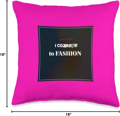 Miniatura 4 de Just contributing to FaShIoN Alta moda: almohada de tiro dOpE Sh#t, 16 x 16, multicolor