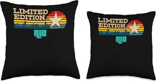 Miniatura 3 de Limited Edition Lou Retro Radio Cassette Name Throw Pillow