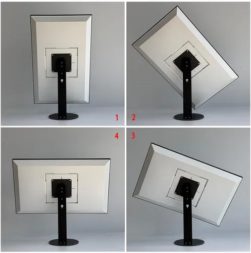 Miniatura 4 de ATOPHK Soporte de aluminio de altura ajustable para Ech_ooo Show 21 y Ech_ooo Show 15, rotación de 360°, inclinación y giro, modo paisaje/retrato