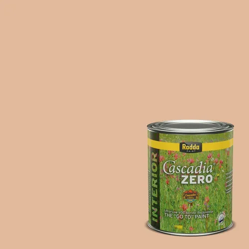 Miniatura 11 de Rodda Paint CASCADIA ZERO - Pintura plana e imprimación para interiores en uno, cuarto de galón, crema de ballet