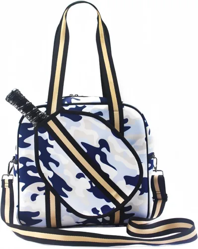 Miniatura 9 de Bolsa deportiva de pickleball con soporte para raqueta, neopreno, correa de hombro ajustable