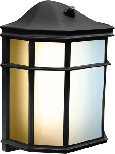 Sunlite 88681-SU - Lámpara LED clásica para exteriores, 12 W (equivalente a 75 W), 800 lúmenes, fotocélula incorporada, temperatura de color