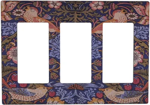Miniatura 97 de Cubierta de Interruptor de Palanca Única de Asta de Venado de Madera de Estilo Rústico de Granja Placa Decorativa de Pared de 1 Banda Placa Frontal
