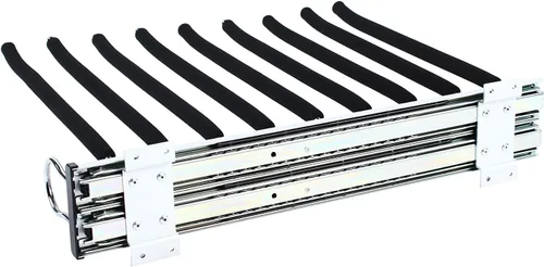 Miniatura 7 de Perchero extraíble para pantalones con 9 brazos, percha de acero para pantalones, perchero extensible para ahorrar espacio, organizador de ropa