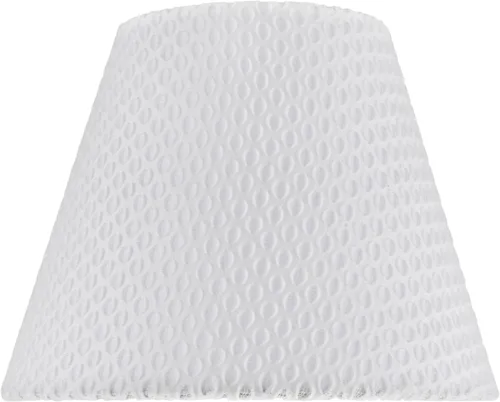 Miniatura 2 de Aspen Creative 32175A - Pantalla de lámpara de construcción de araña con forma de imperio de transición en color blanco roto, 9 pulgadas de ancho