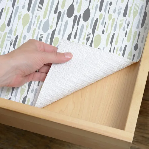 Miniatura 3 de Con-Tact Brand Grip Prints - Forro para estantes, revestimientos duraderos y no adhesivos, forro antideslizante para cajones y gabinetes, 18 x 8