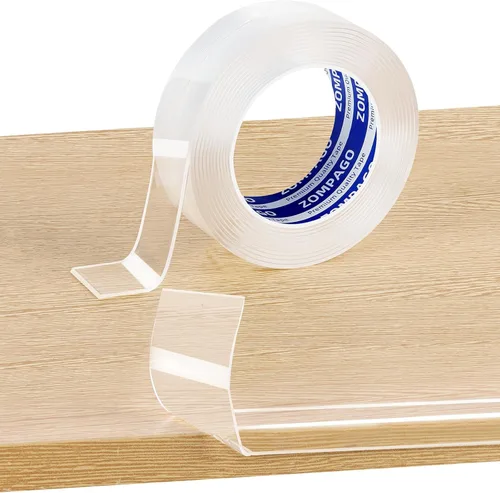 Miniatura 9 de ZOMPAGO Tira protectora de bordes a prueba de bebés, protectores de esquina transparentes para muebles, 1.2 pulgadas x 9.84 pies, protectores