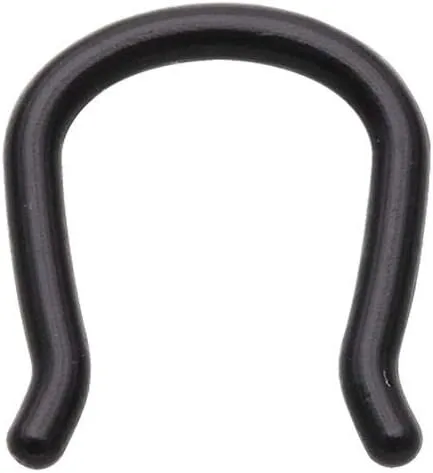Pierced Owl - Retenedor de anillo de septum flexible Bioflex de tacto suave de 14-16GA