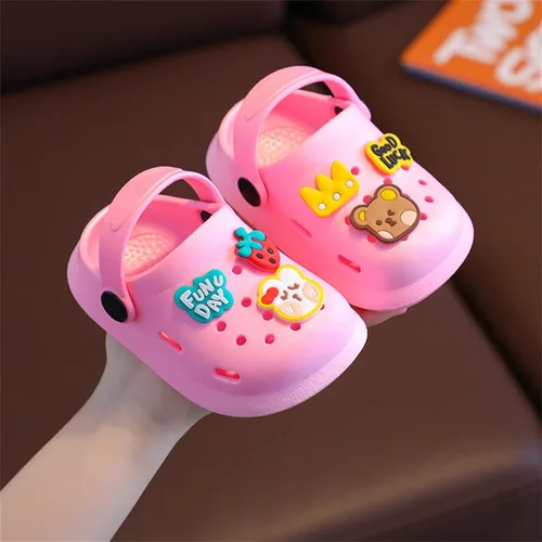 Miniatura 3 de Zuecos para niños y niñas, zapatos de jardín, sandalias clásicas de dibujos animados, sandalias de playa, zapatos de agua, pantuflas de verano