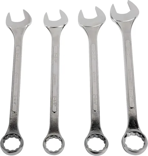 Miniatura 5 de Sunex Tools 9604 Juego de llaves de combinación SAE Super Jumbo, 4 piezas, plateado