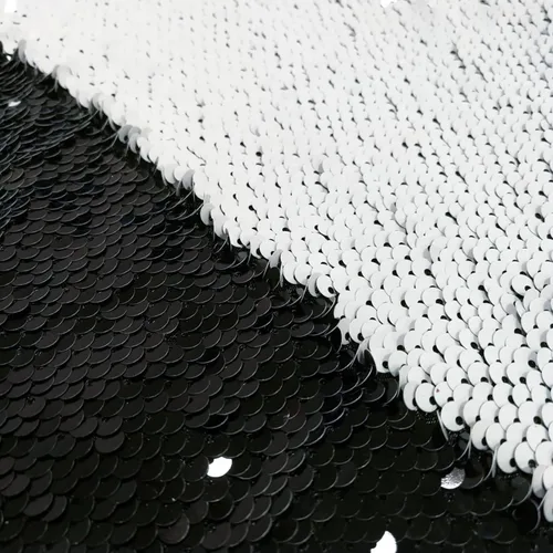 Miniatura 42 de DUOBAO Tela de Lentejuelas Reversibles con Efecto Flip - 0.5 Yarda de Lentejuelas de Sirena de Morado a Dorado, Material de Costura Brillante DIY