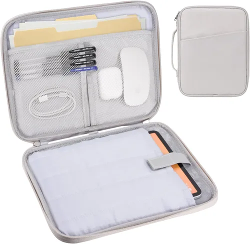 Miniatura 13 de Funda de transporte para iPad de 9 a 11 pulgadas, bolsa acolchada para tableta de viaje para iPad Pro de 11 pulgadas (M4), iPad 10.9