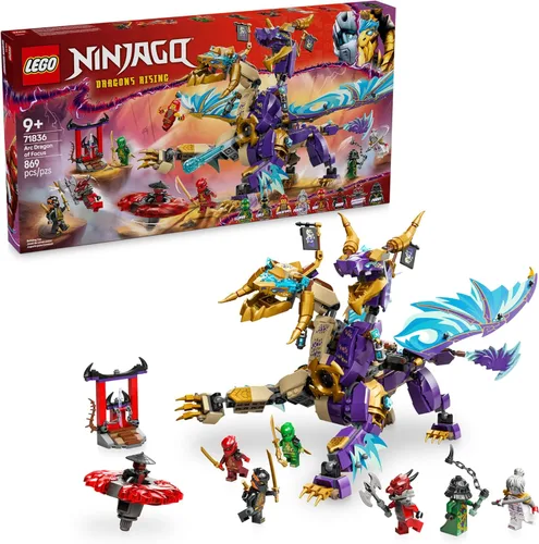 LEGO NINJAGO Dragón de Arco del Enfoque Set de Batalla - Juguete para Niños de 9 Años en Adelante - Idea de Regalo de Cumpleaños para Niños y Niñas