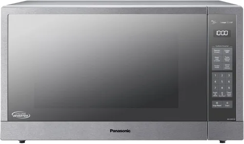 Horno de microondas Panasonic., acero inoxidable