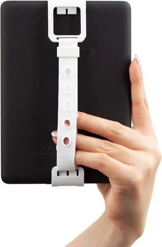 Miniatura 14 de WiLLBee CLIPON - Correa de silicona suave doble para Kindle, soporte de mano compatible con Kindle Paperwhite (6.8 pulgadas) / Kindle Fire 7