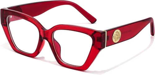 Miniatura 9 de FEISEDY Gafas de bloqueo de luz azul ojo de gato para mujer, diseño moderno de ojo de gato para uso diario B0350