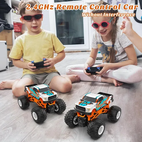 Miniatura 3 de Camión monstruo RC a escala 1:16 - Camión todo terreno de 2.4GHz para niños de 4 a 12 años, camión RC todoterreno de 20 Km/h, regalo de Navidad