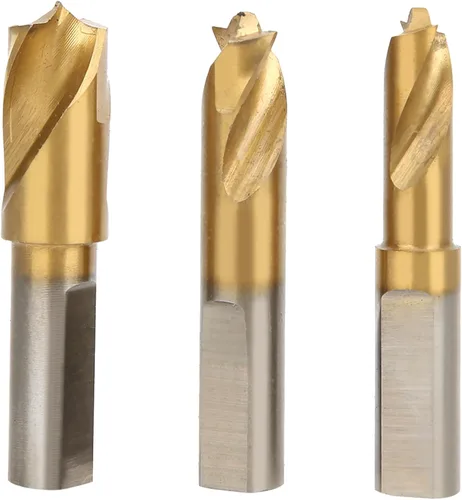 Miniatura 3 de Durable HSS CO Cobalt Spot Soldadura Broca Set, Fácil Separación de Paneles Soldados por Puntos, 3pcs Cortador Accesorios 1/4in 5/16in 3/8in