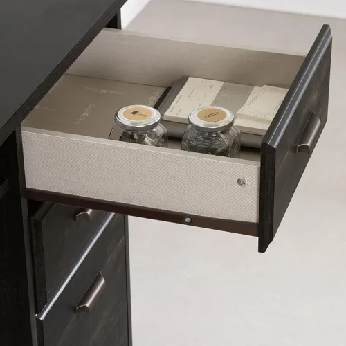 Miniatura 5 de South Shore Versa - Escritorio para computadora con gabinete, arce gris