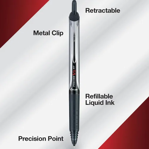 Miniatura 6 de Pilot Precise V5 Bolígrafos retráctiles de primera calidad, de punta extrafina 2