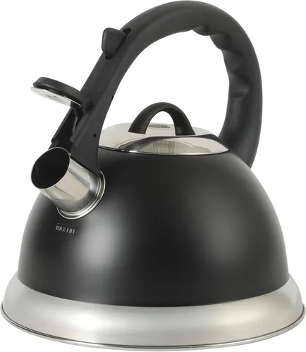 Miniatura 6 de Hervidor de agua para té con silbido Mr. Coffee 91407.02 Flintshire, de acero inoxidable, 1.75 qt, Plateado