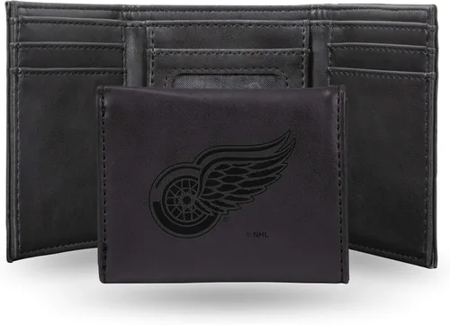 Miniatura 26 de NHL Rico Industries - Billetera triple grabada con láser y tres pliegues, accesorio para hombre