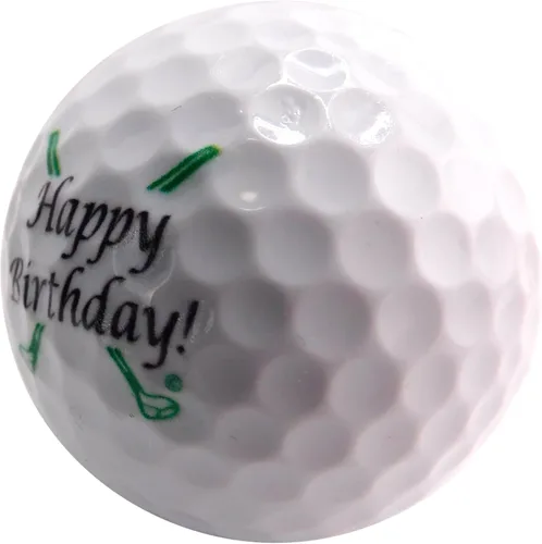 Miniatura 3 de Westmon Works Pelota de golf de feliz cumpleaños, regalo de golfista novedoso para papá o fanático del golf, una unidad de tamaño estándar