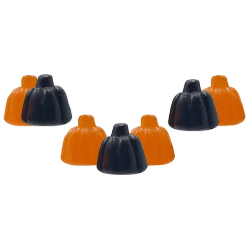 Miniatura 3 de Fruidles Calabazas de jalea de Juju de Halloween, deliciosas gomitas, sin gluten, aperitivos divertidos y festivos, recuerdo de fiesta (2 libras)