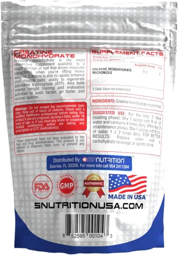 Miniatura 9 de Creatina de SP Nutrition - Monohidrato de creatina 100% pura Fuerza muscular, potencia y recuperación Fórmula de rendimiento antes y después