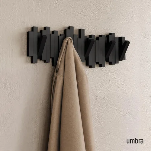 Miniatura 2 de Perchero de pared de barras con cinco ganchos de Umbra
