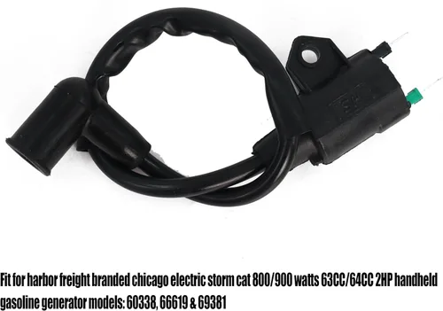 Miniatura 4 de Bobina de encendido nueva de Poweka compatible con el generador Harbor Freight Chicago Electric Storm CAT 63cc 2hp 800 900 vatios 60338 66619 69381