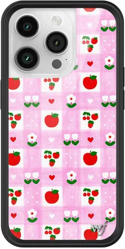 Miniatura 48 de Wildflower Carcasas – Compatible con iPhone 14 Pro Protector negro parachoques, certificado de prueba de caída de 6.5 pies, propiedad de mujeres
