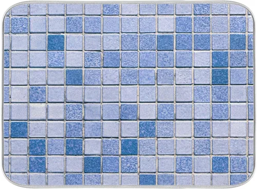 Miniatura 59 de Tapete de secado de platos súper absorbente, tapete de microfibra de secado rápido, 16 x 18 pulgadas, almohadilla de secado de platos de cocina