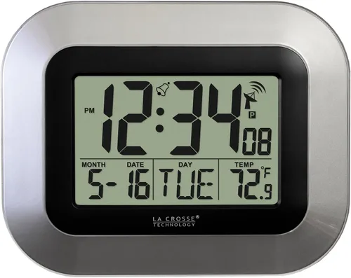 Miniatura 5 de La Crosse Technology Relojes de pared atómicos analógicos y digitales con temperatura
