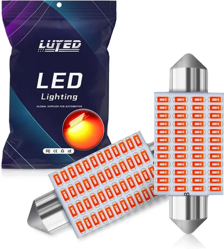 Miniatura 13 de DE3175 bombillas LED azules Canbus libres de errores de 1.25 pulgadas DE3021 DE3022 3175 bombillas LED para luces interiores de mapa, domo y placa