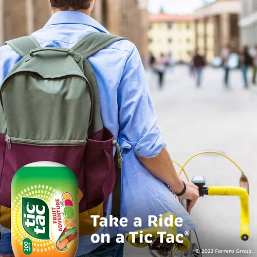 Miniatura 6 de Tic Tac, Menta Fruit Adventure, 8 unidades, refresco para llevar, 3.4 onzas cada una