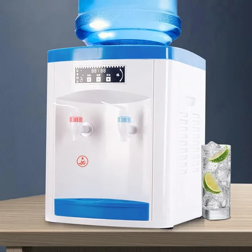 LOYALHEARTDY Dispensador de enfriador de agua, 110 V 550 W, dispensador de agua eléctrico de carga superior caliente y fría con 3 ajustes de