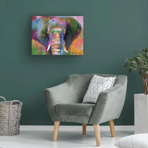 Miniatura 4 de Trademark Fine Art Elephant 2 - Obra de arte de Richard Wallich, 14 x 19 pulgadas