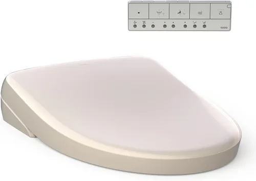 Miniatura 29 de TOTO WASHLET+ S7 - Asiento de inodoro electrónico con bidé EWATER+ con limpieza de tazón y varita y tapa contemporánea, alargado, algodón blanco