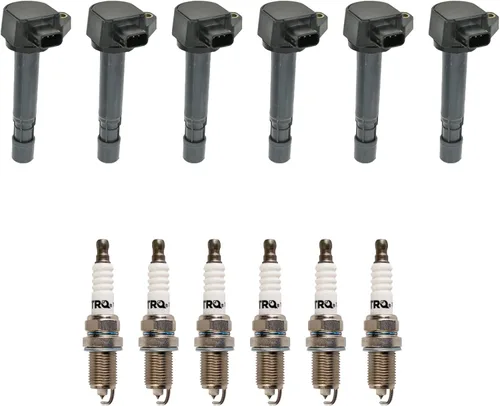 Miniatura 141 de Kit de Bobina de Encendido y Bujía TRQ 8 Piezas Bujías de Iridio Compatibles con Mercedes-Benz C250 2012-2015 y SLK250 2012-2015
