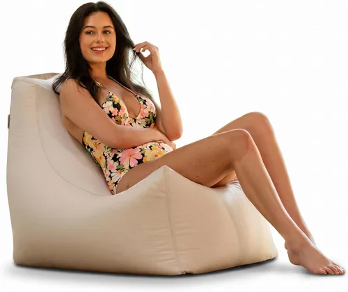 Miniatura 24 de Jaxx Juniper - Puf para exteriores, silla de patio y sala junto a la piscina, rayas blancas y negras