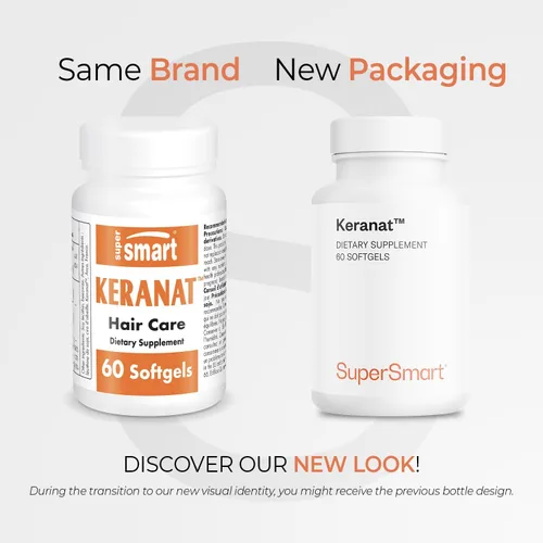 Miniatura 2 de Supersmart - Keranat (Fórmula Avanzada con Biotina) - Suplemento capilar para volumen y crecimiento - Vitaminas para la pérdida del cabello Sin