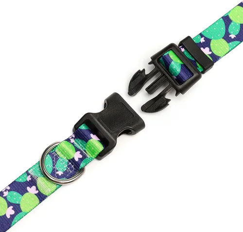 Miniatura 80 de Mercano Collar ajustable para perro, patrones de diseño especial, nailon suave, cómodo y resistente, collar para mascotas para perros pequeños