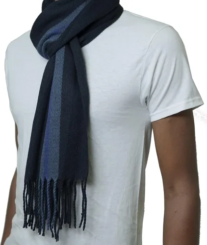 Miniatura 88 de Alpine Swiss Bufanda a cuadros para hombre, ultra suave, chal de invierno, cálido, ligero, para clima frío