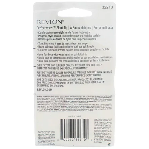 Miniatura 2 de Revlon Pinzas Perfectweeze, punta inclinada, 1 unidad (paquete de 3)