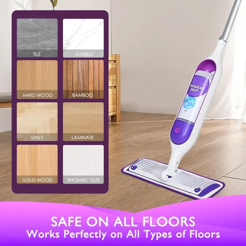 Miniatura 5 de Almohadillas reutilizables para mopa eléctrica compatibles con Swiffer PowerMop - Recambios de almohadillas Swifter Power Mop - Almohadillas