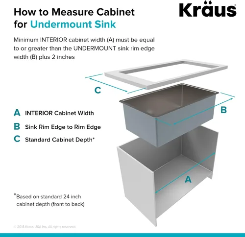 Miniatura 9 de Kraus KHU100-30-1610-53SS Standart PRO - Juego de fregadero de acero inoxidable y grifo de cocina, 30 pulgadas